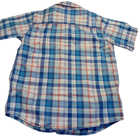 Carter’s Boys Long Sleeve Button-Up Shirt – Size 7 - Picture 2 of 5